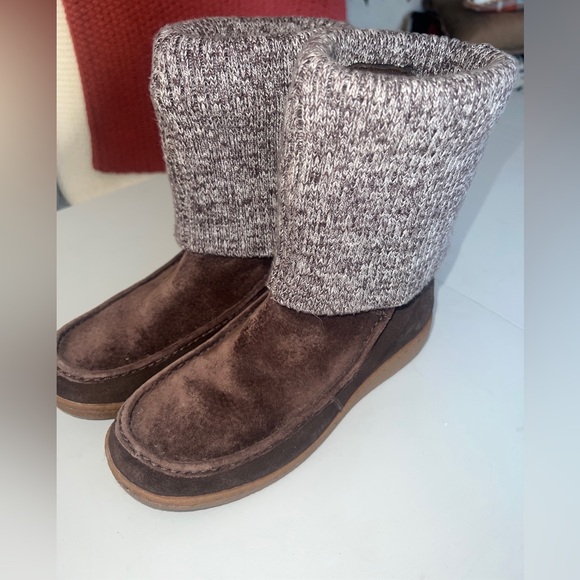 The North Face Shoes - The North Face Boots Womens 8.5 Zip Lace Alana Mid Knit Foldover Winter Adult